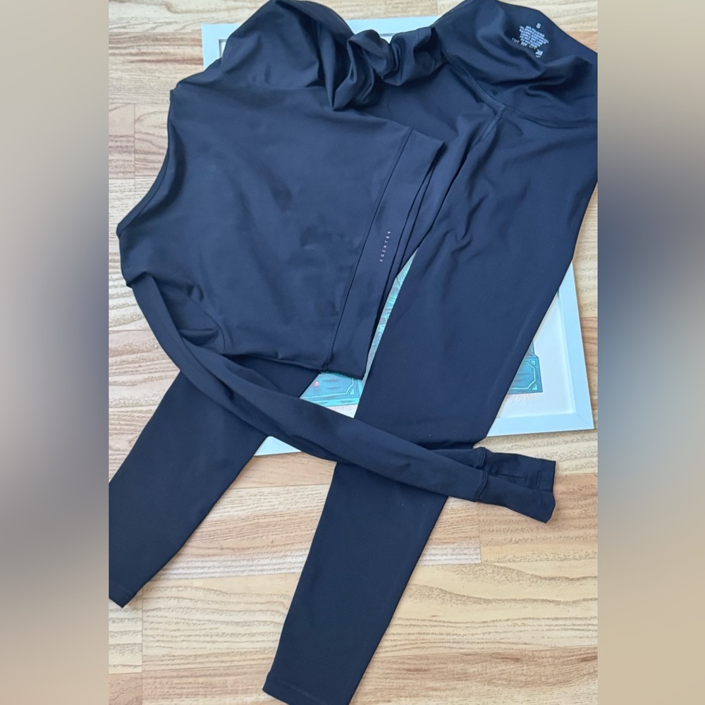 Agent84 Black Women's work out set (scrunch butt)